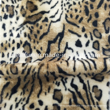 New Leopard Faux Mink Fur